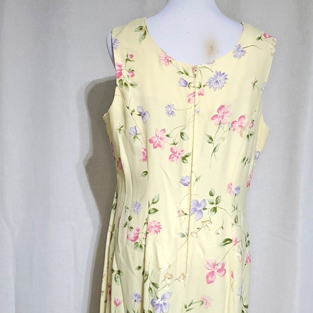 Vintage floral dress/jacket - Picture 3 of 7